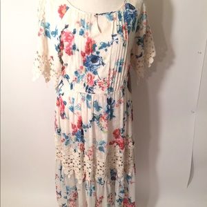 Reba Painted Desert Multi Floral with lace Floral